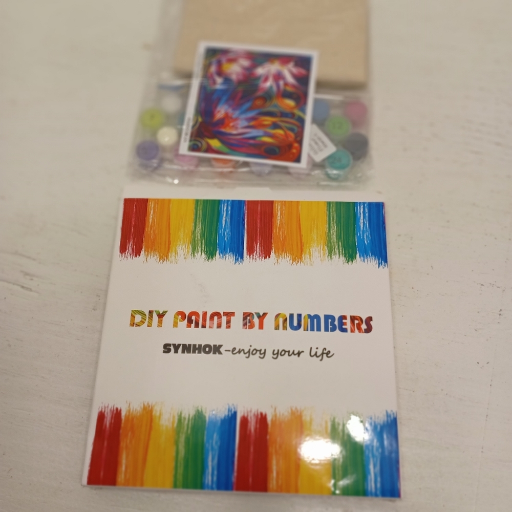 New DiY paint by number on fabric.